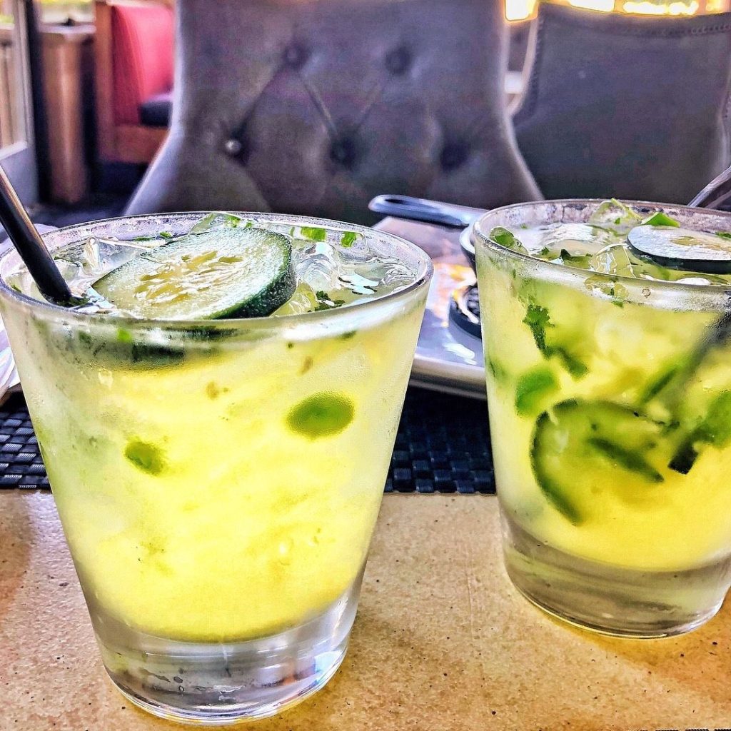 Cucumber and Cilantro Margaritas